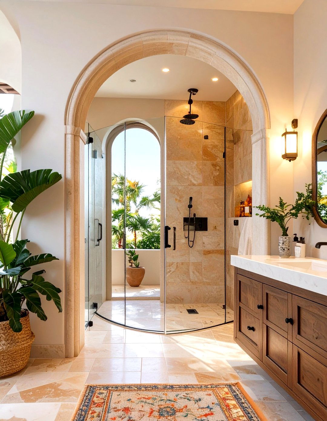 Arched Shower Door - 30 shower door ideas