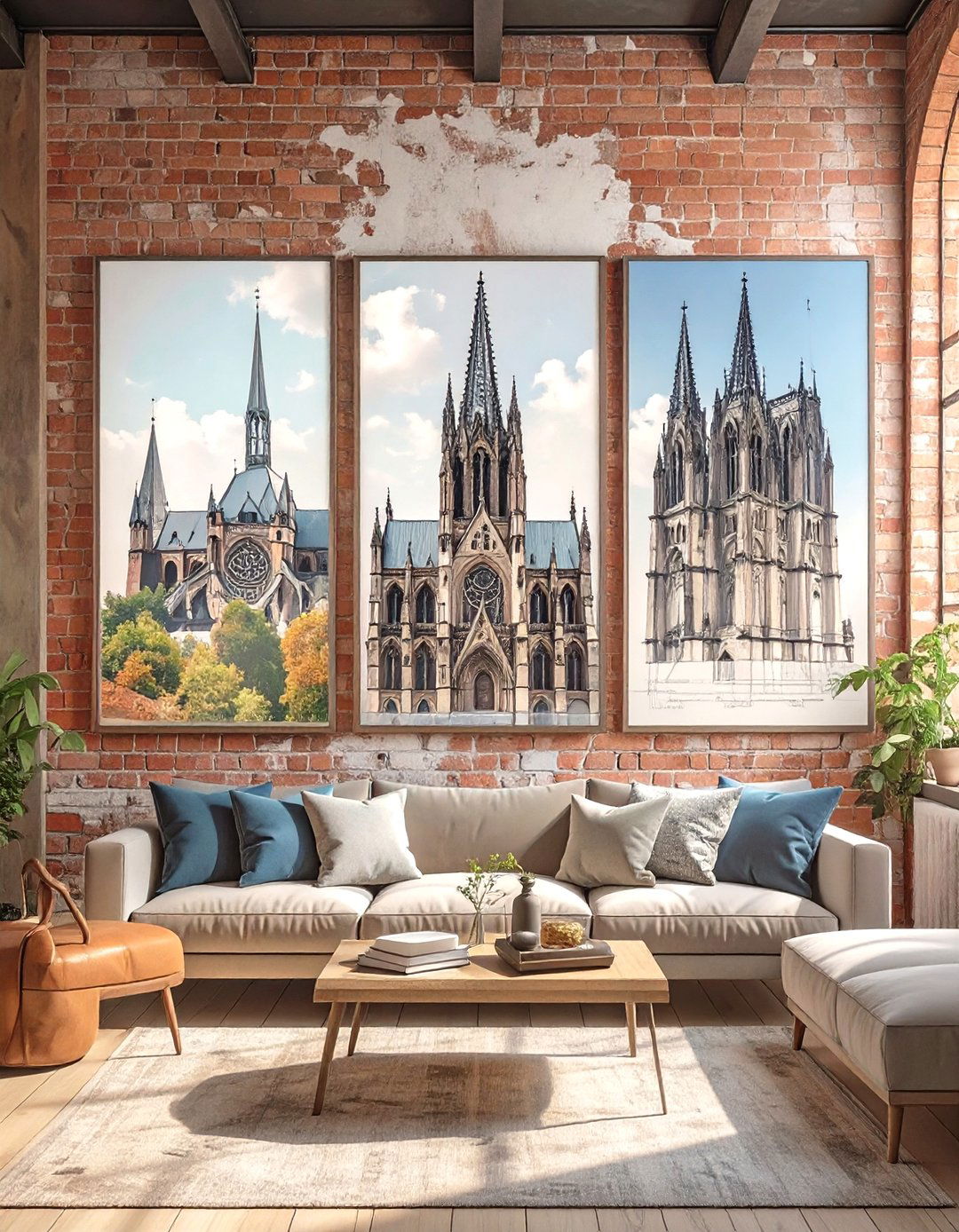 Architectural Blueprint Art - 30 wall pictures for living room ideas