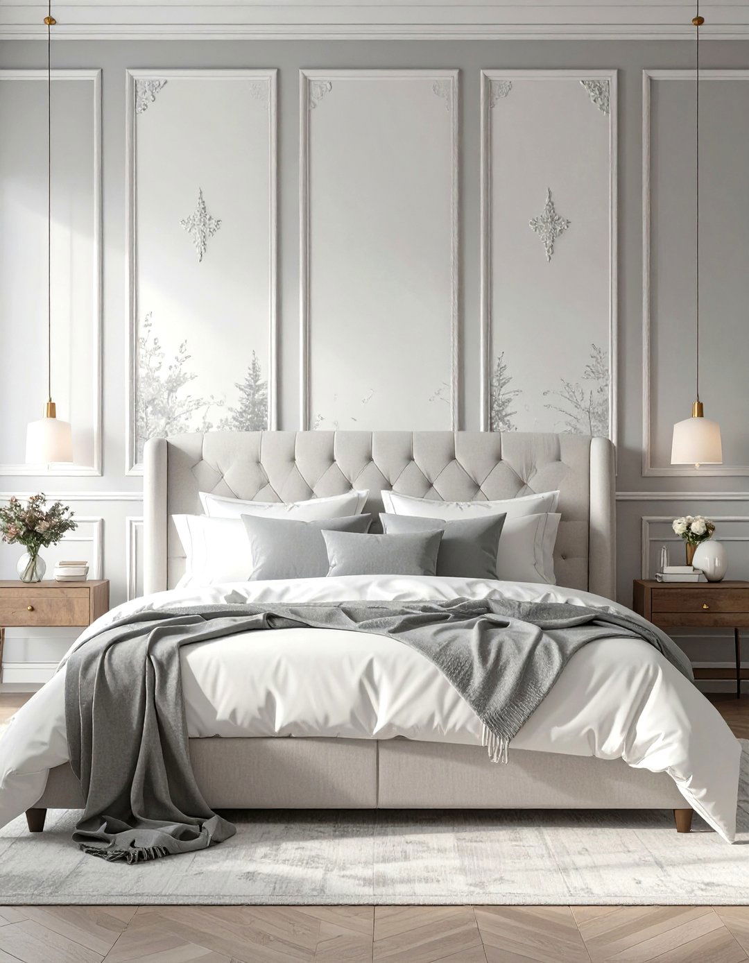 Architectural Detail Wallpaper - 30 wallpaper ideas for bedroom