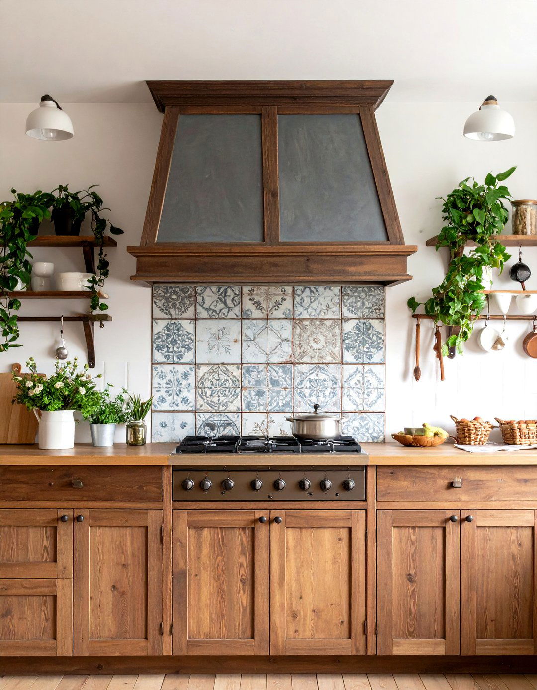 Architectural Salvage Kitchen Feature - 30 kitchen wall art ideas