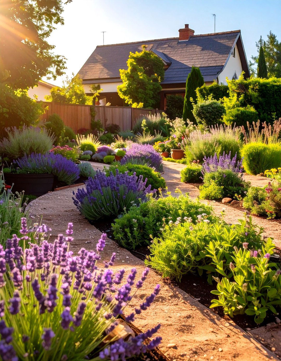 Aromatic Herb Garden - 30 septic tank landscaping ideas