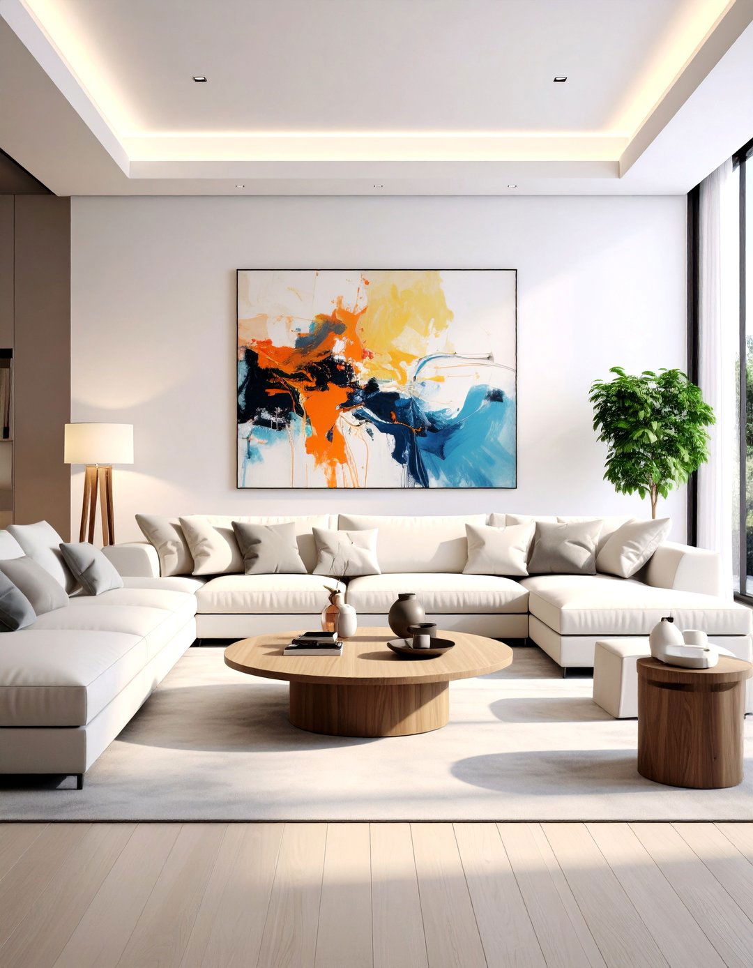 Art Centric Gallery Living Room - 30 elegant living room ideas