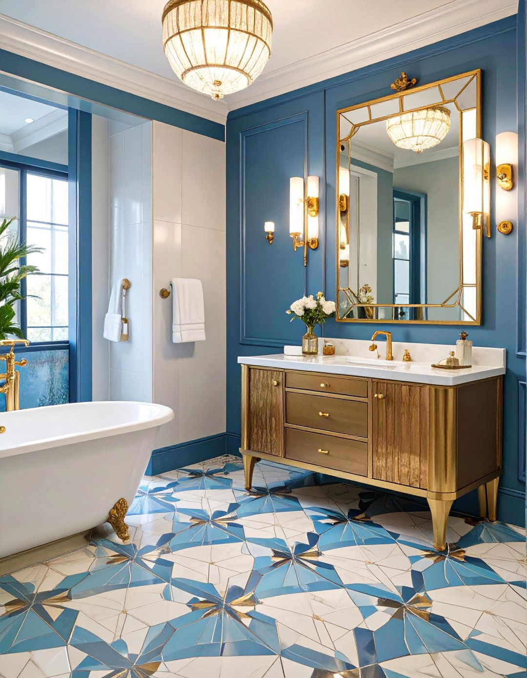 Art Deco Bathroom Glamour - 30 bathroom ideas decor