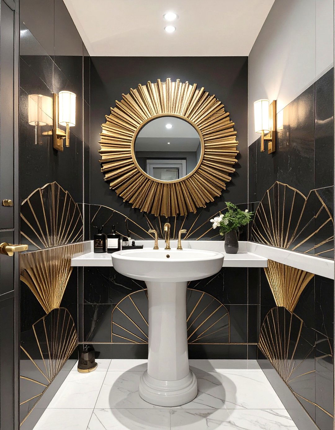 Art Deco Bathroom - 30 girls bathroom ideas