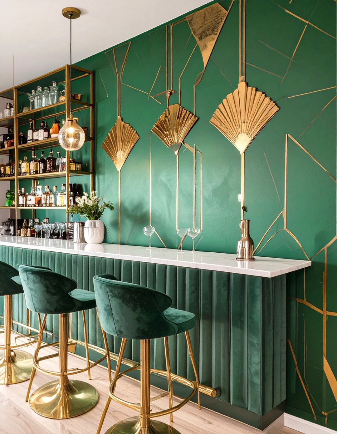 Art Deco Enchantment Broom Wallpaper - 30 broom wallpaper ideas