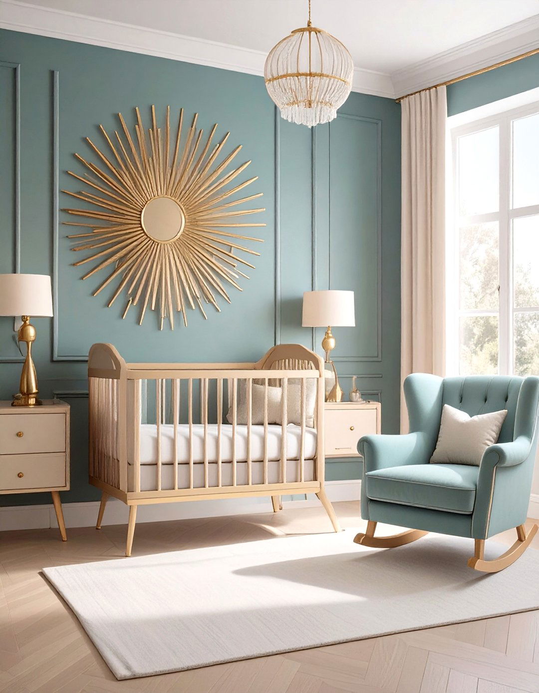 Art Deco Glamour Bedroom - 30 baby girl bedroom ideas