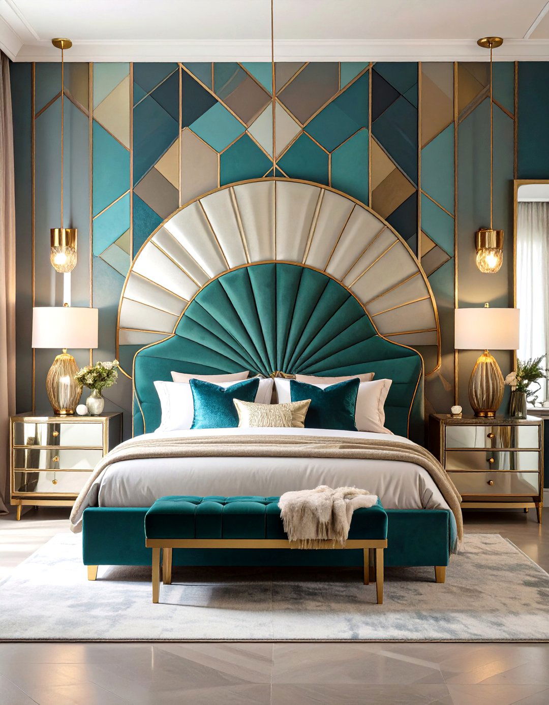 Art Deco Glamour Bedroom - 30 couples bedroom ideas