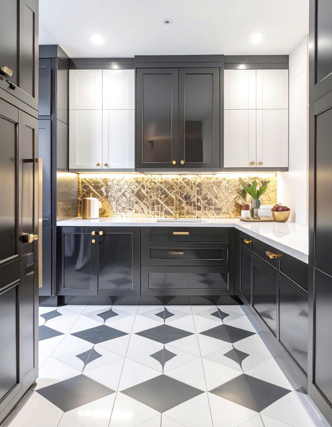 Art Deco Glamour Butlers Pantry - 30 butlers pantry ideas