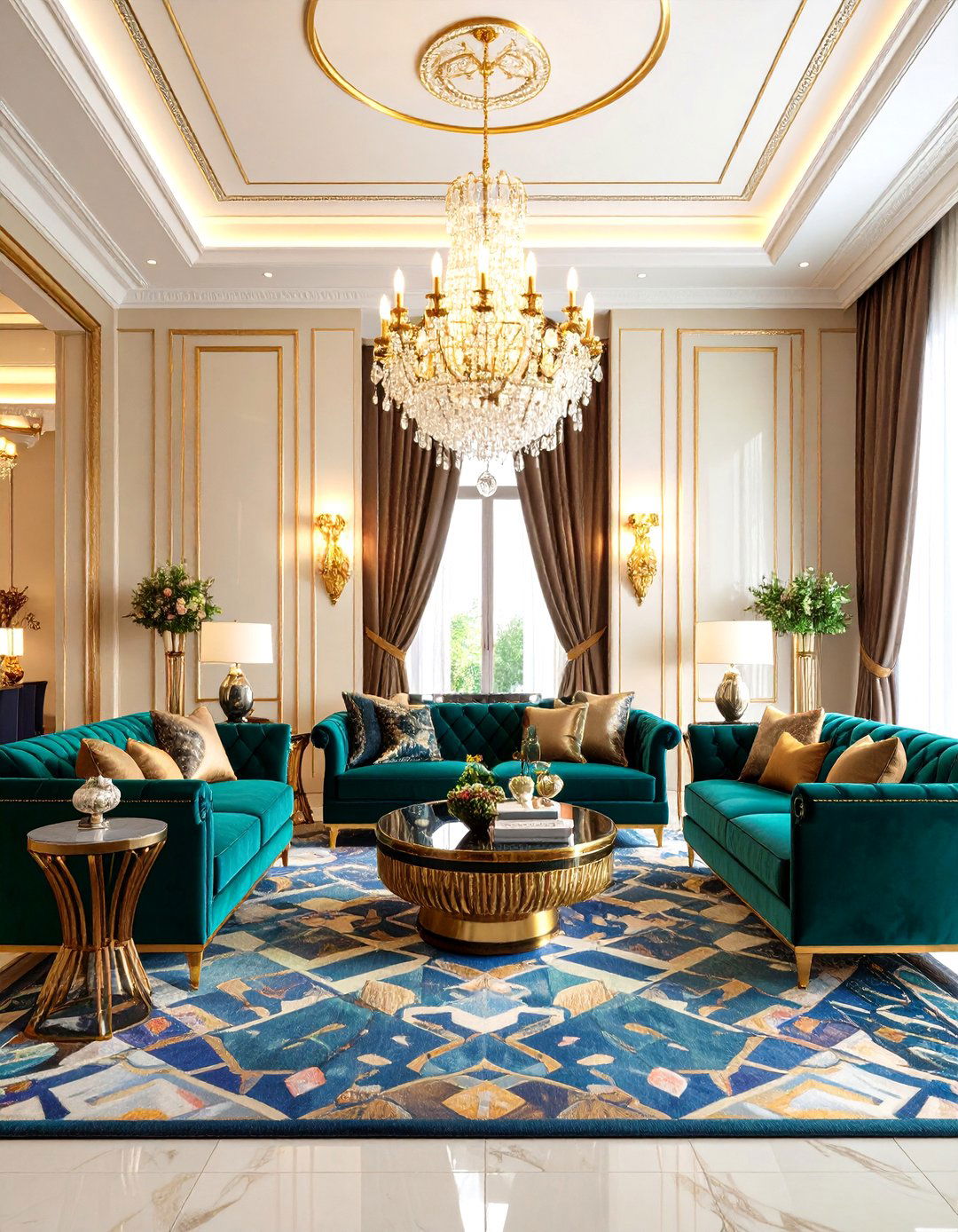 Art Deco Glamour Duplex - 30 duplex house design ideas