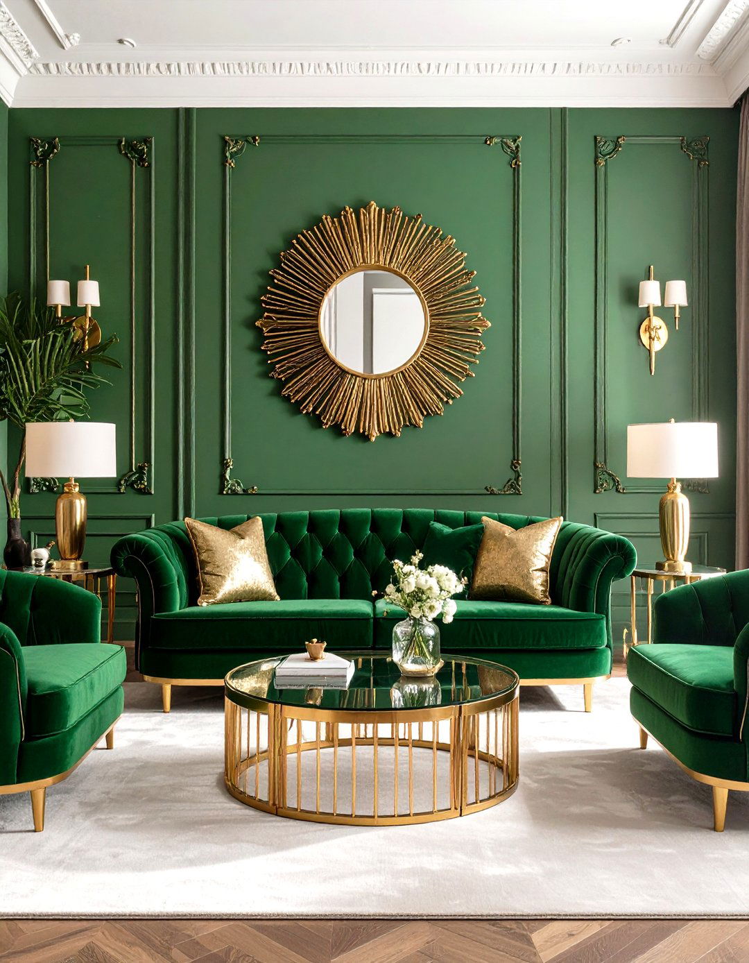 Art Deco Glamour Living Room - 30 design your living room ideas