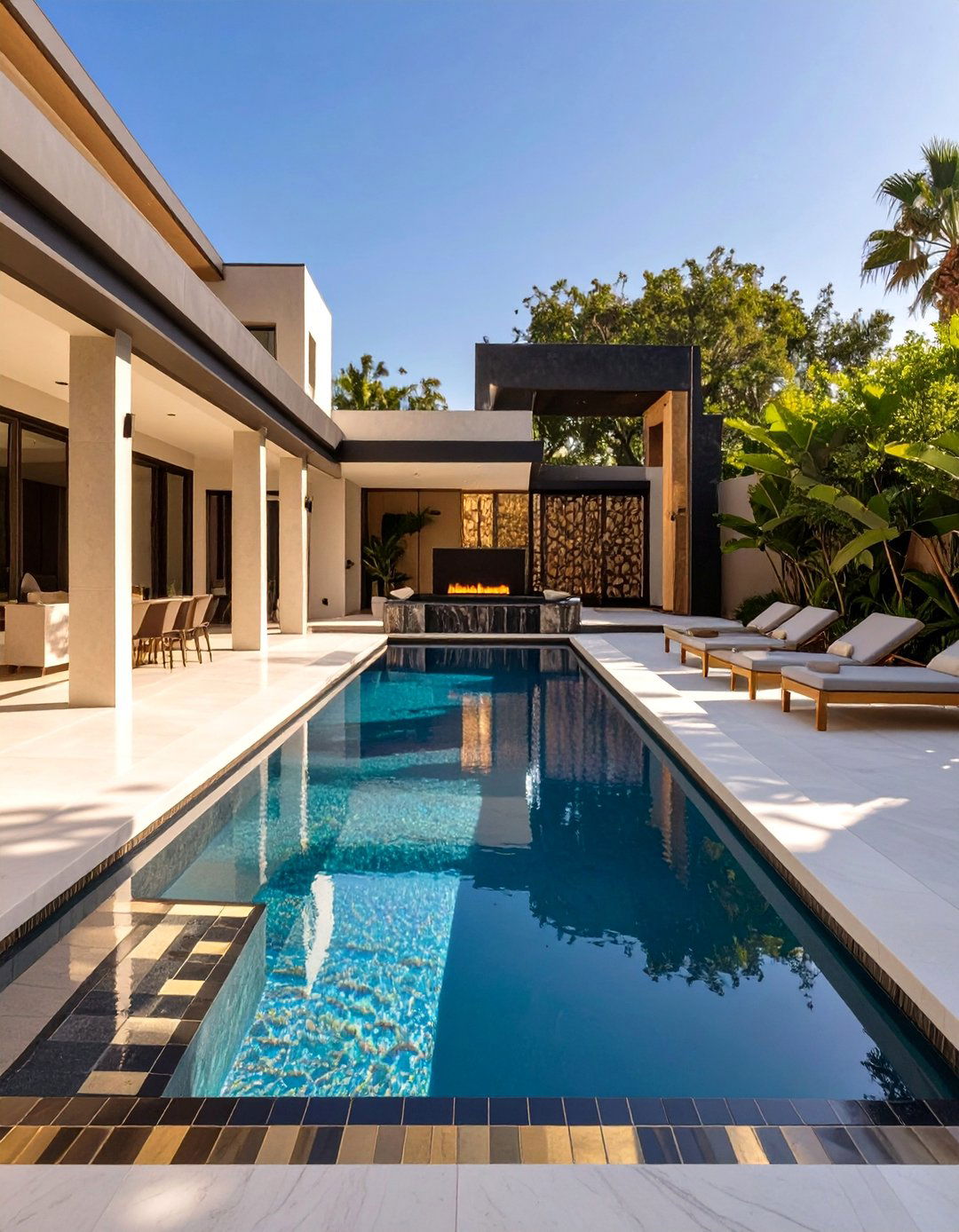 30 Modern AI Pool Landscaping Ideas for Your Home - We Love Home Blog