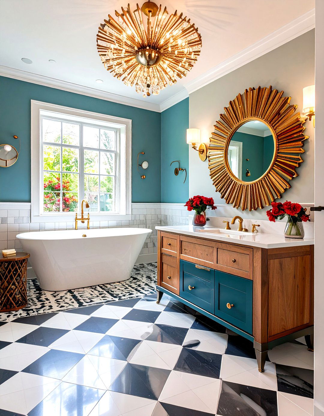 Art Deco Inspired Bathroom Finishes - 30 reddit interior design ideas