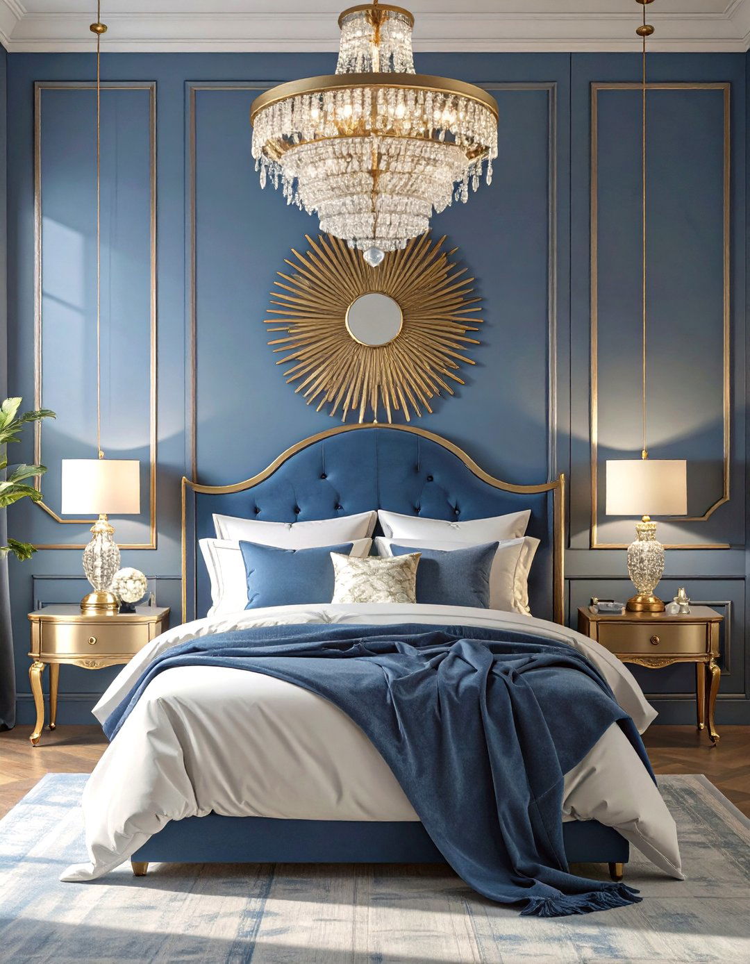 Art Deco Inspired Bedroom - 30 glam bedroom ideas