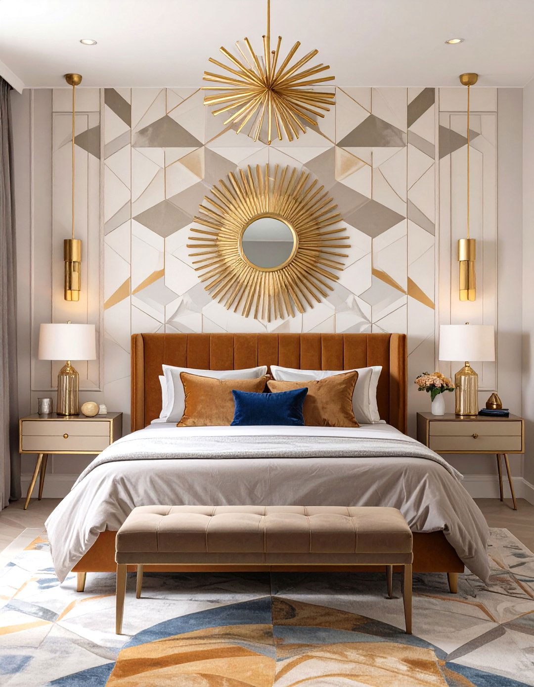 Art Deco Inspired Bedroom - 30 cute bedroom ideas