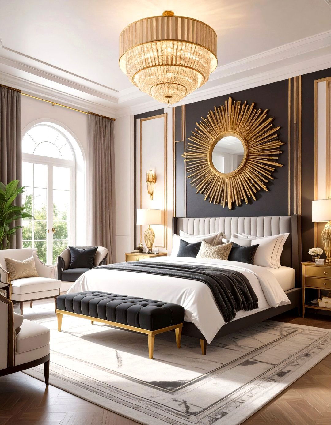 Art Deco Inspired Dorm Room - 30 college dorm ideas