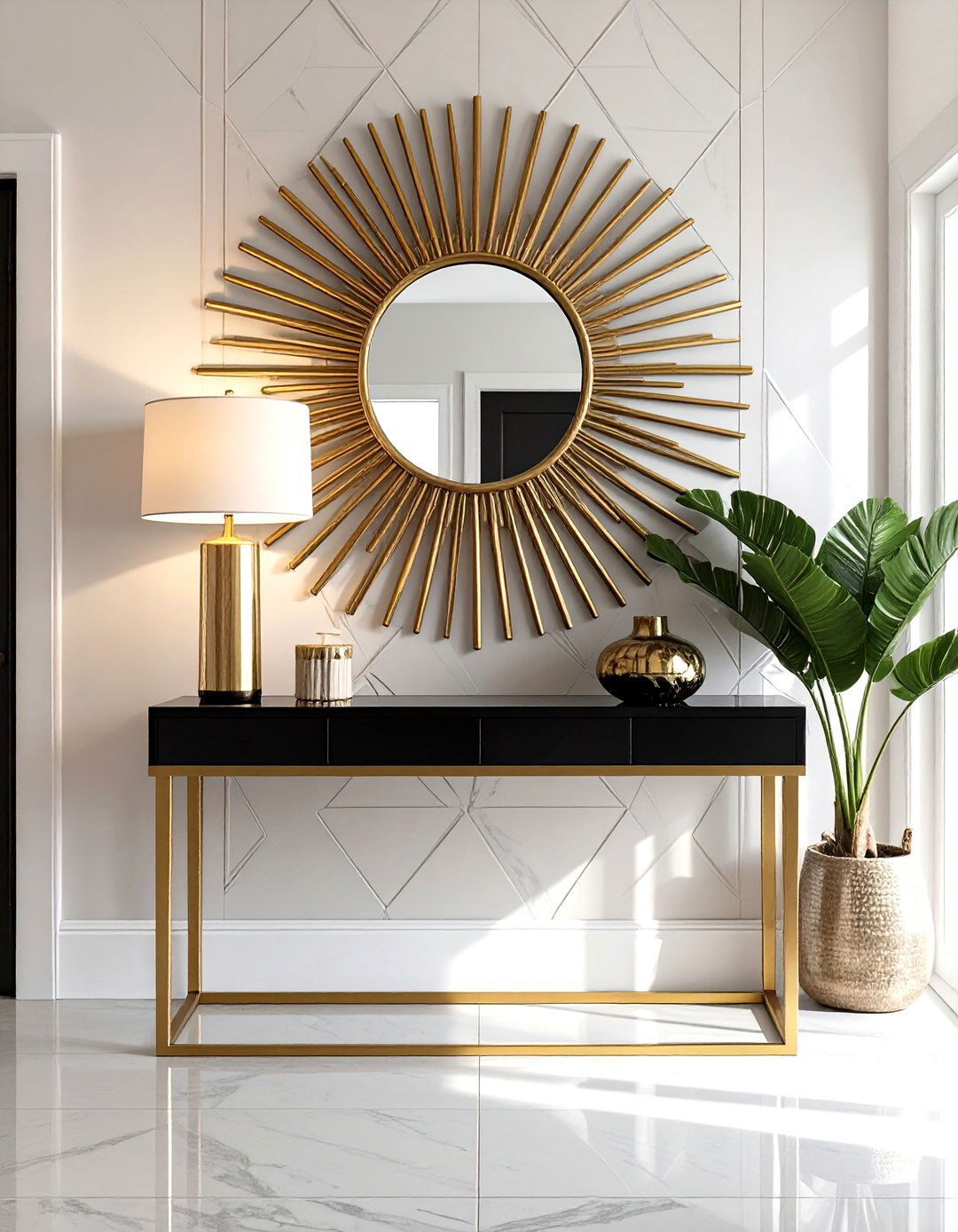 Art Deco Inspired Entryway - 30 interior design for new homeowners ideas