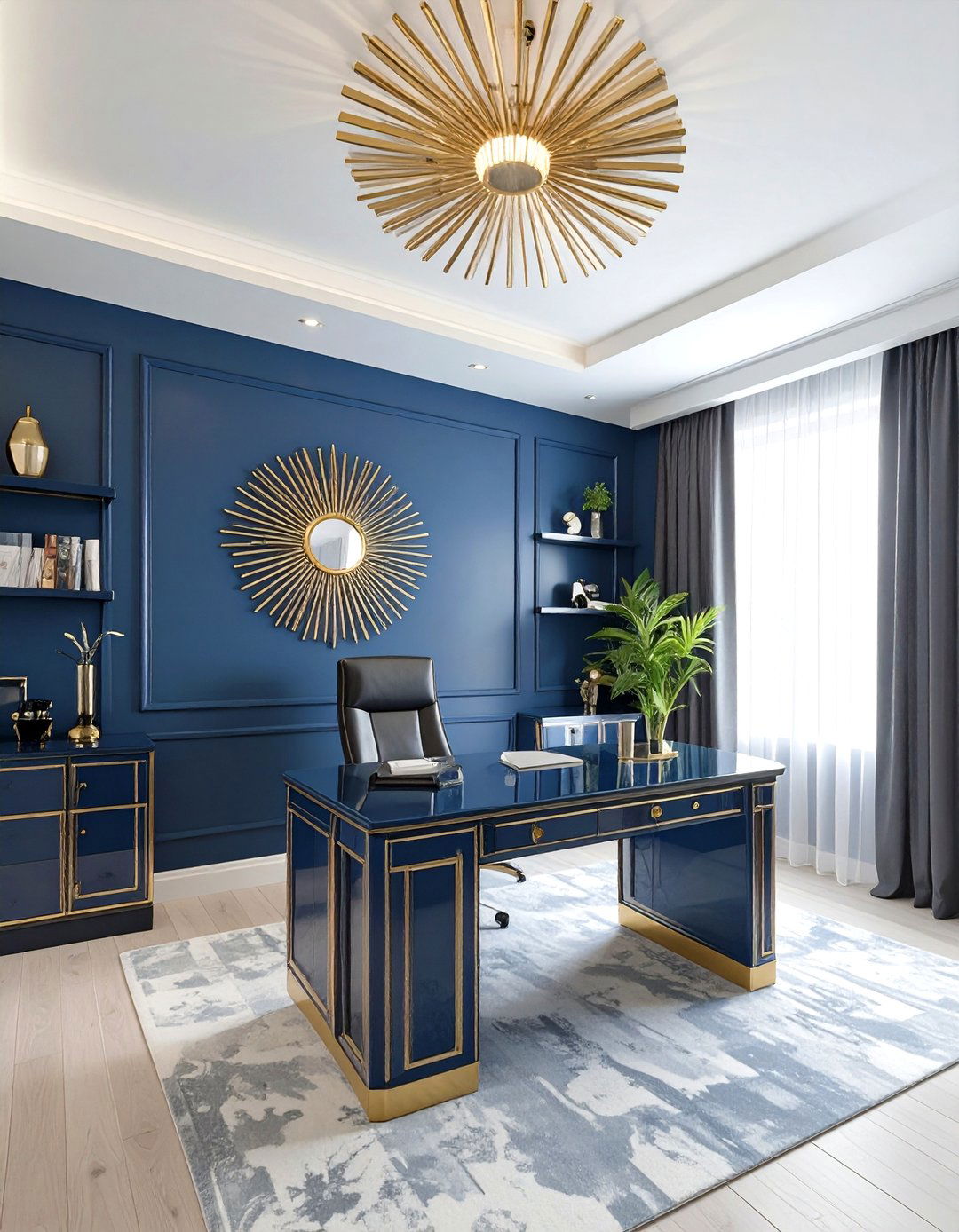 Art Deco Inspired Home Office - 30 homestyler -house design 3d ideas