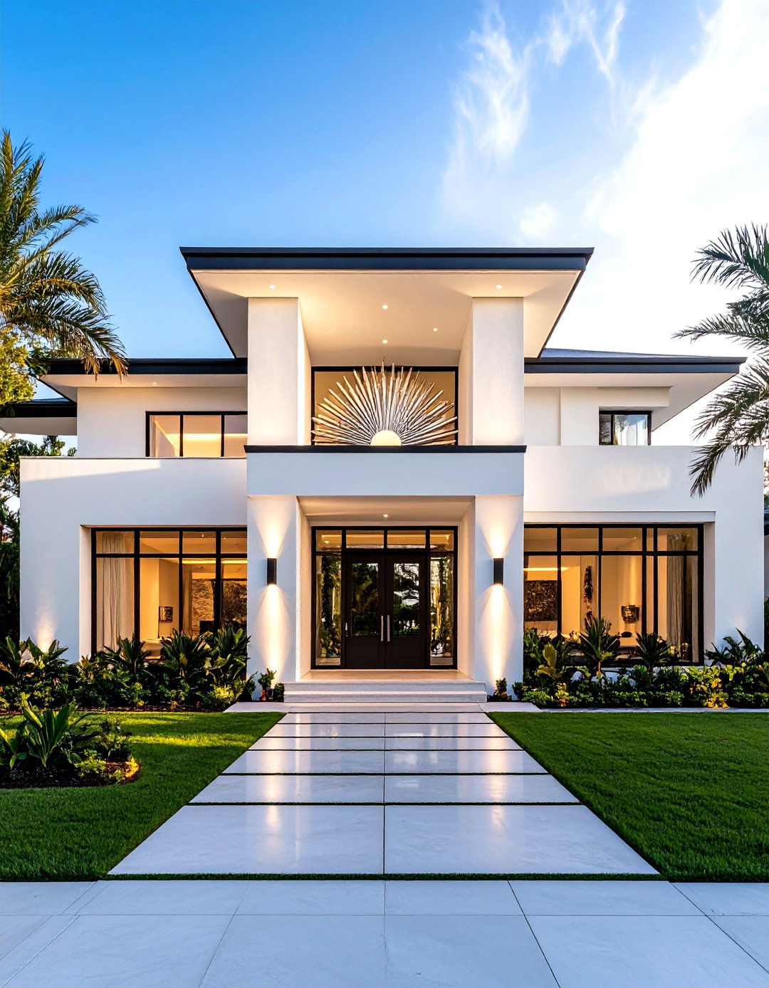 Art Deco Inspired House Facade - 30 exterior house design ideas