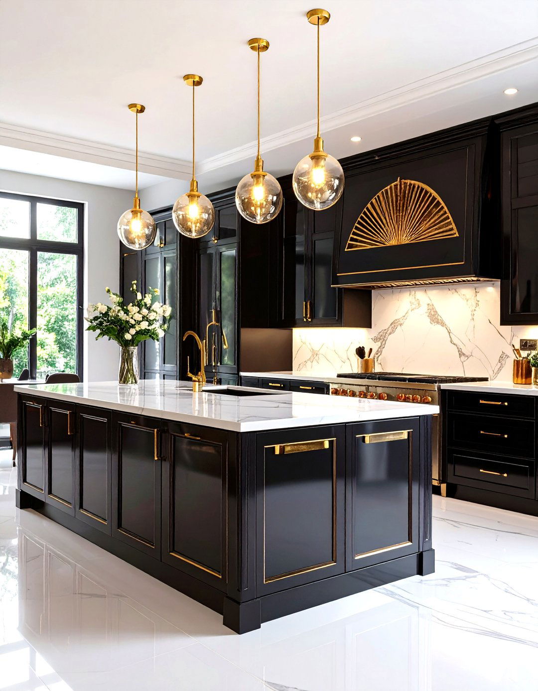 Art Deco Inspired Kitchen Cupboards - 30 kitchen cupboard designs