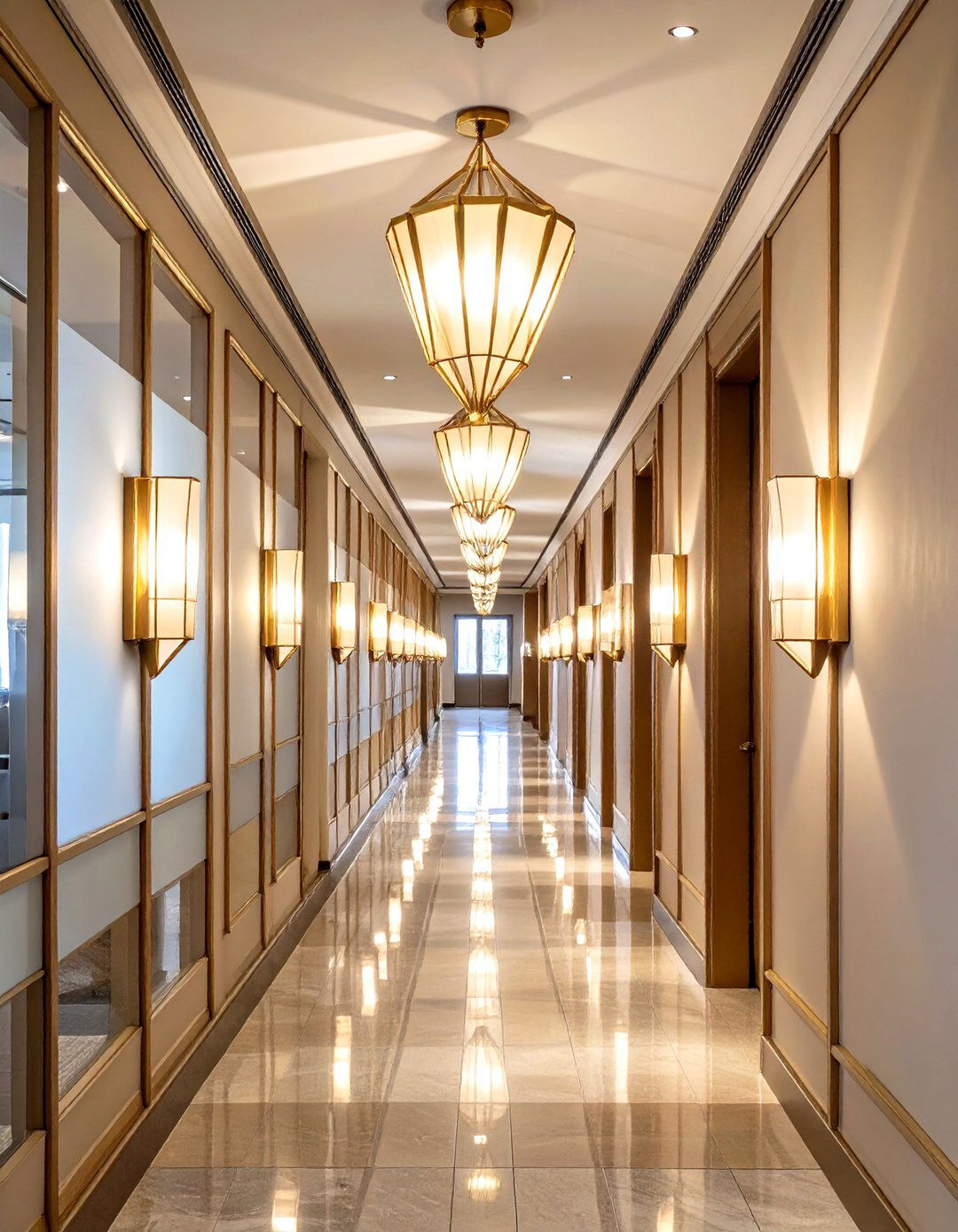 Art Deco Inspired Sconces - 30 office lighting ideas