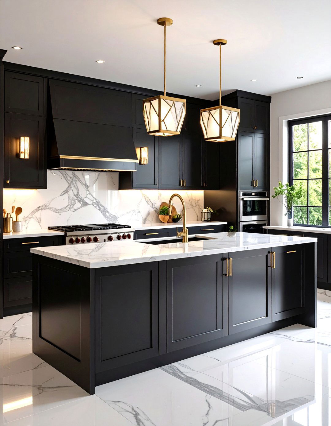30 Modern Kitchen Sink Lighting Ideas to Brighten Work - We Love Home Blog