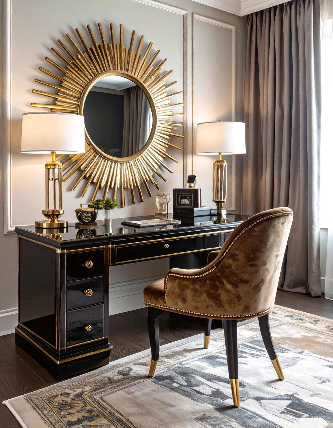 Art Deco Office - 30 cute office ideas