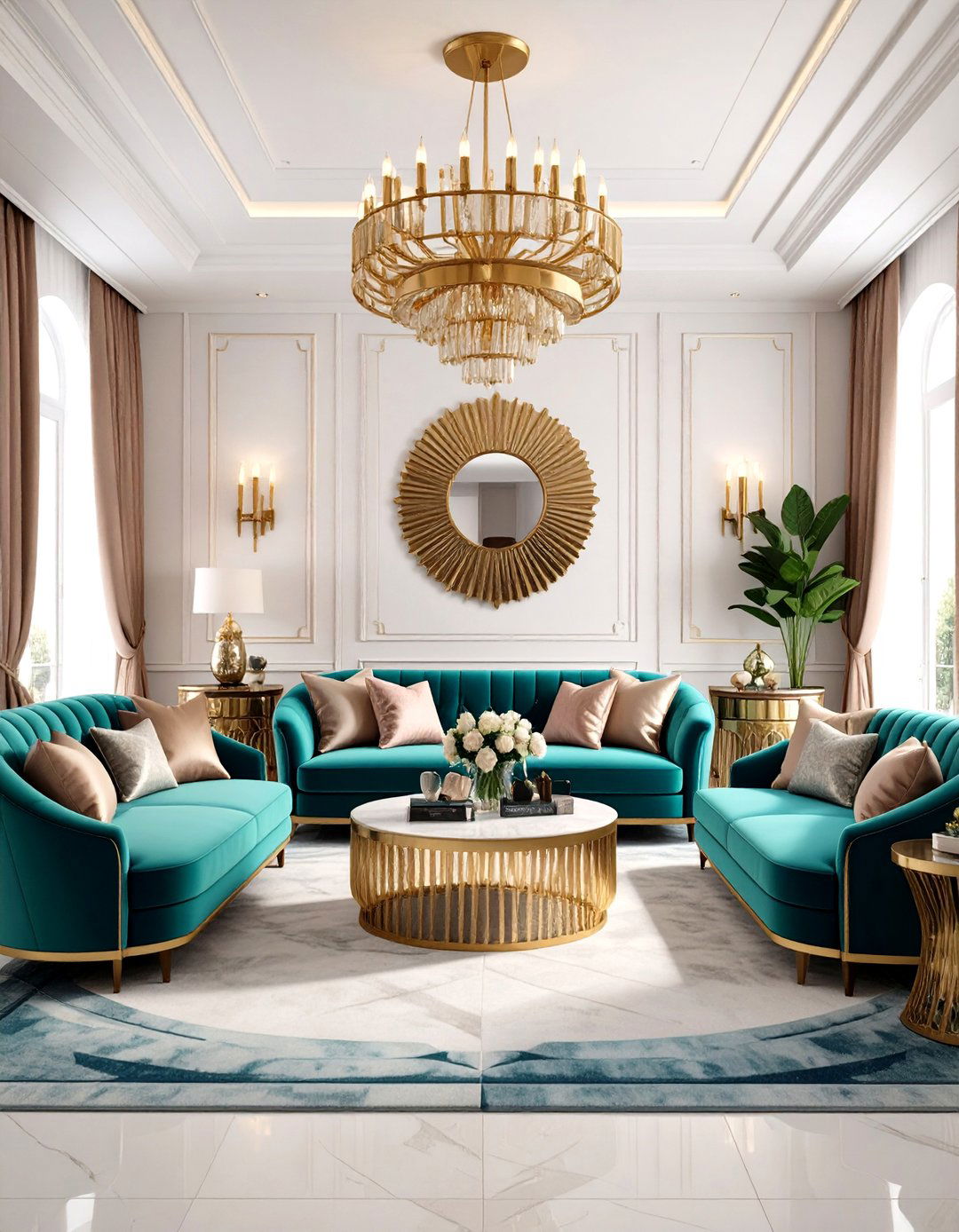 Art Deco Revival - 30 interior design trends 2025