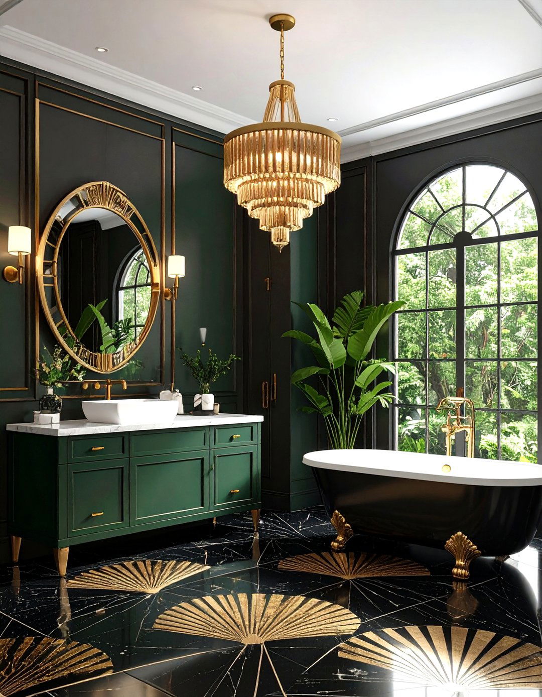 Art Deco Revival Bathroom - 30 2025 bathroom ideas