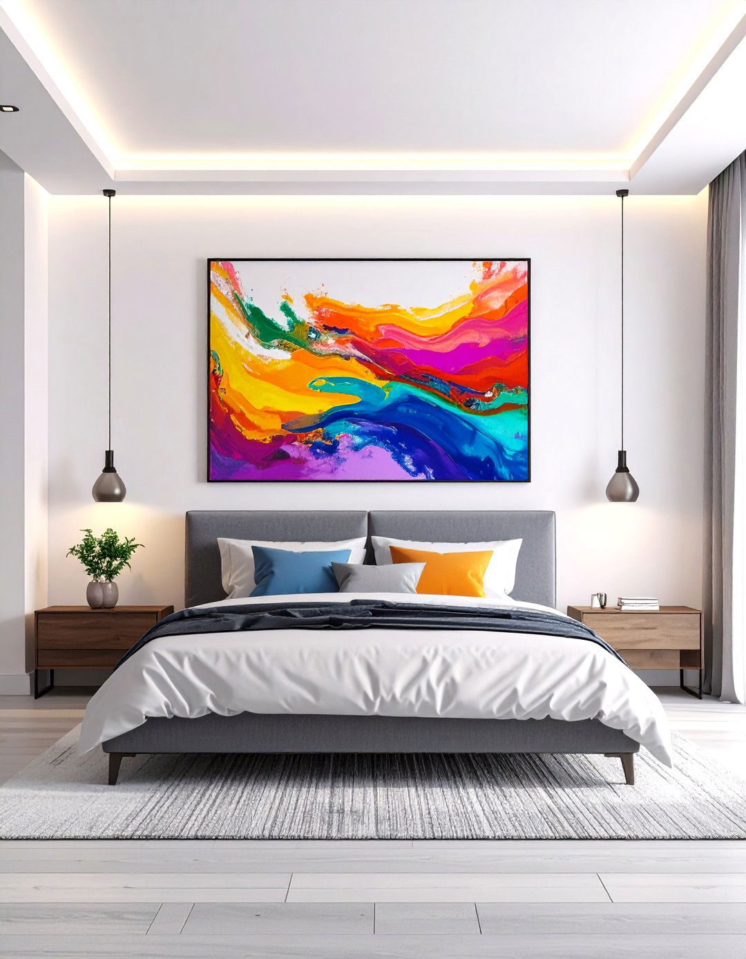 Art Gallery Inspired Bedroom - 30 elegant bedroom ideas