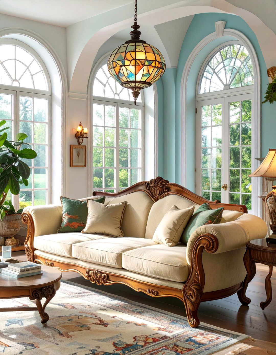 Art Nouveau Vintage Living Room - 30 vintage living room ideas