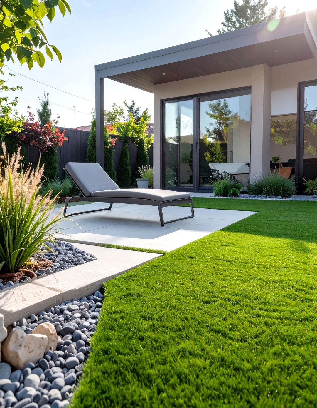 Artificial Turf for Low Maintenance - 30 small backyard landscape ideas