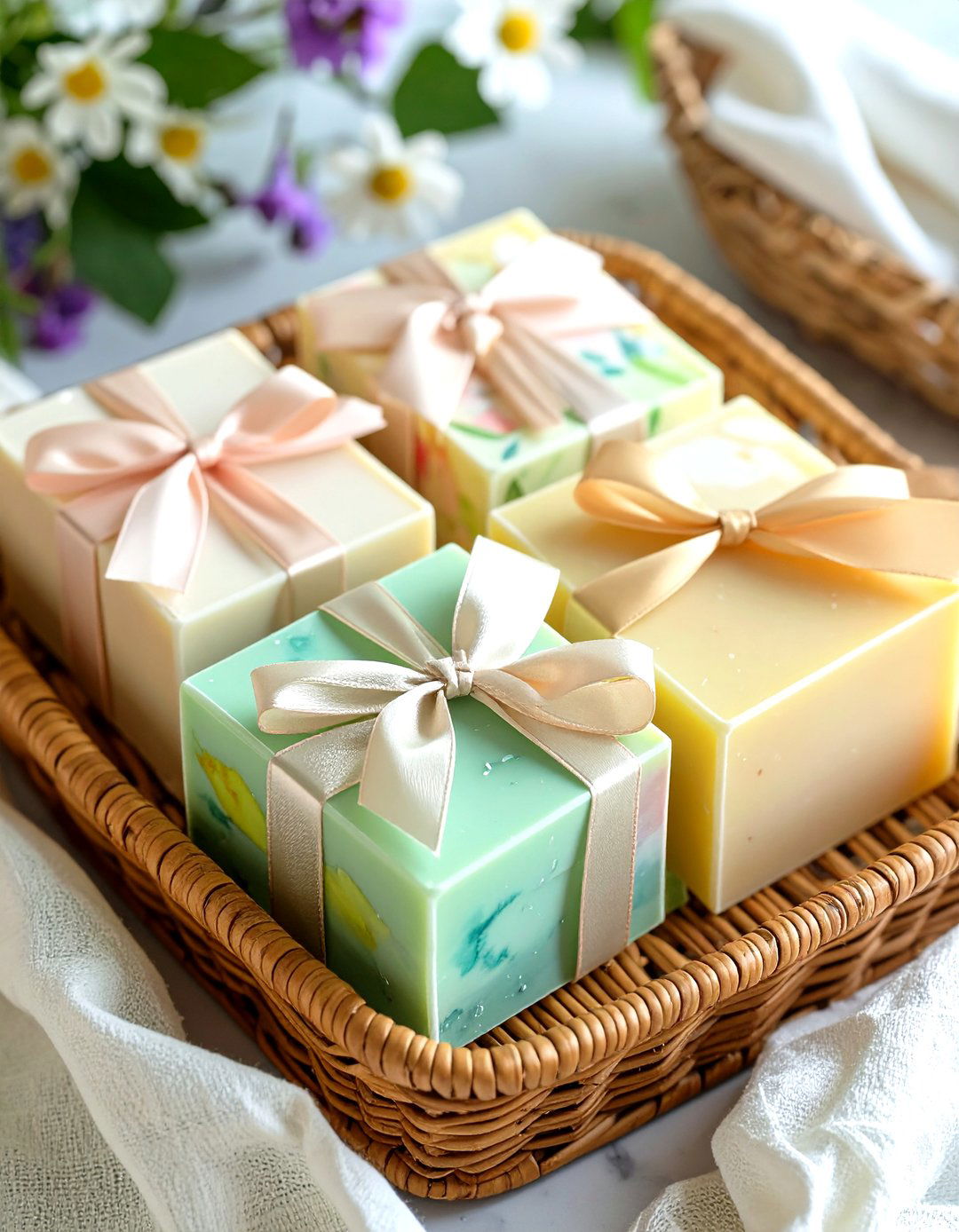 Artisanal Soap Bars - 30 baby shower favors ideas