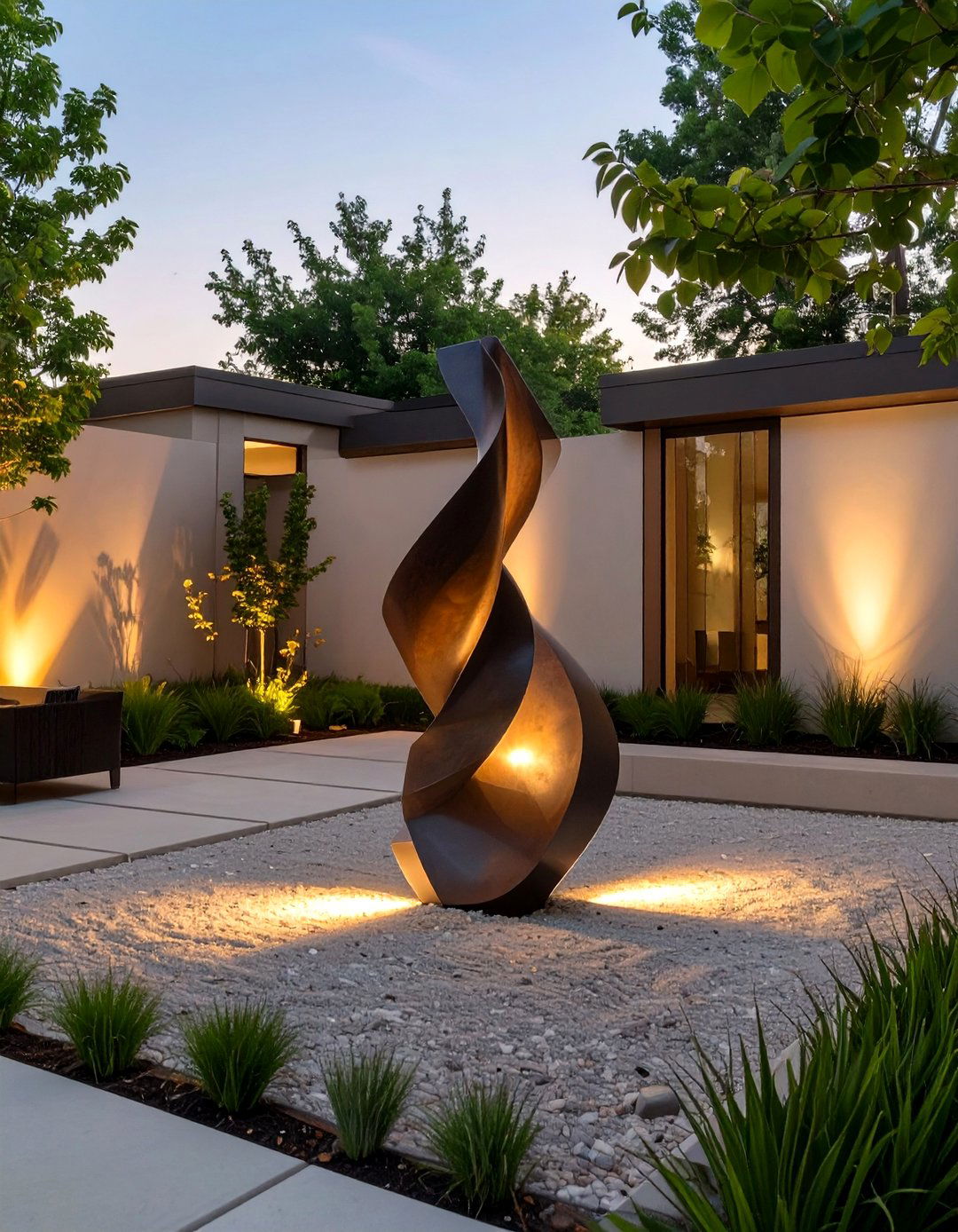 Artistic Sculpture Park - 30 ai small backyard design ideas