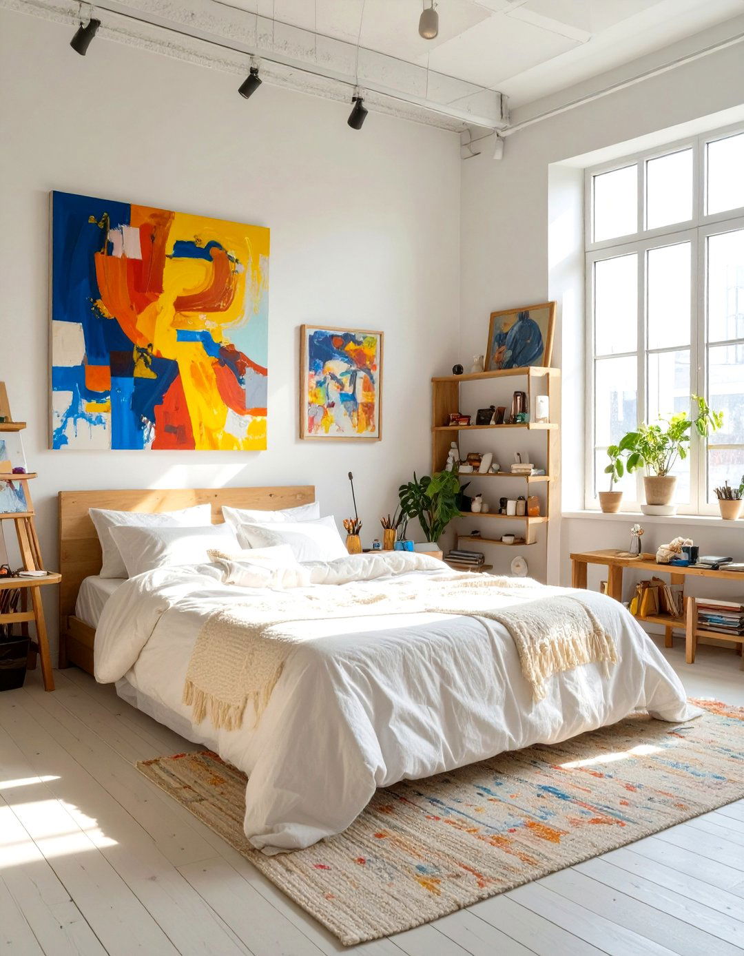 Artistic Studio Bedroom - 30 couples bedroom ideas