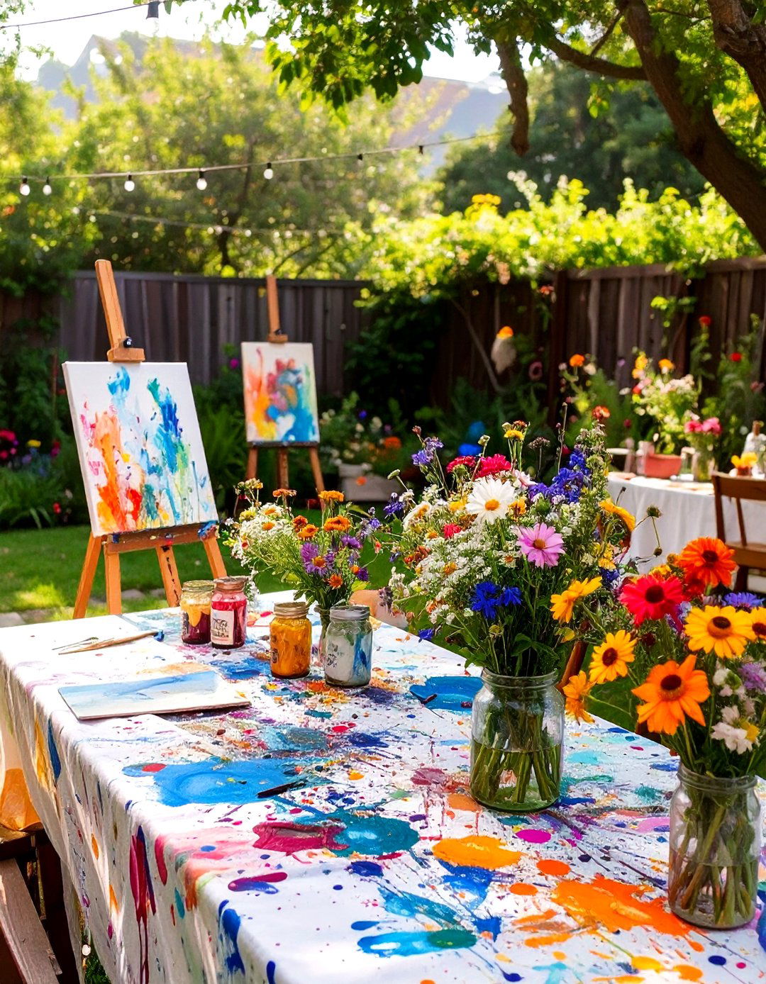 Artists Garden Retreat Party - 30 backyard party ideas