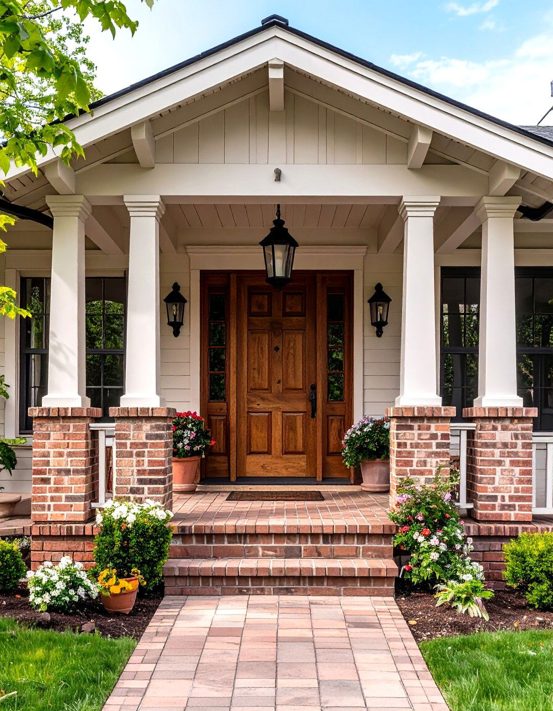 30 Front Door Porch Ideas to Make a Great Impression - We Love Home Blog