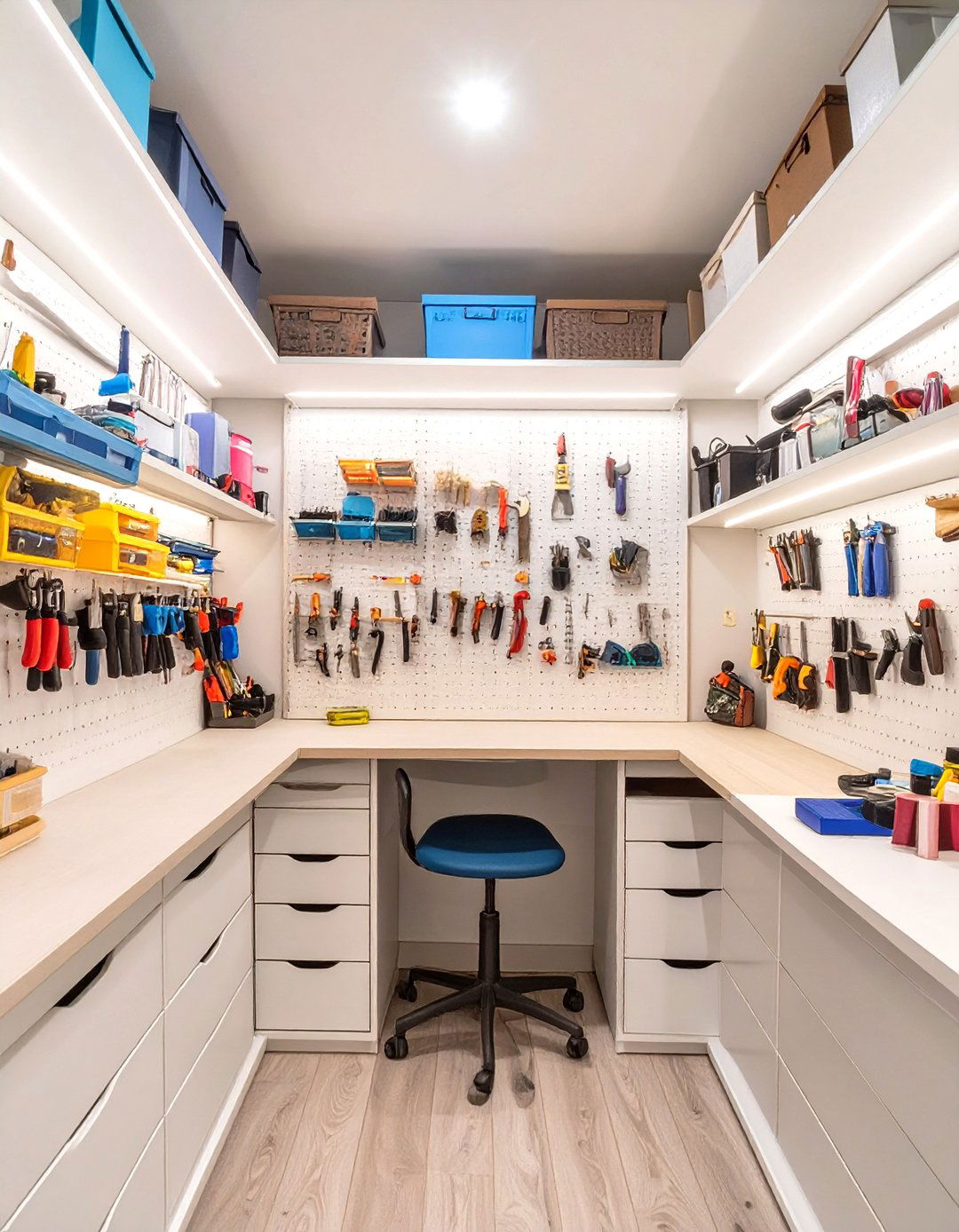 Arts and Crafts Corner - 30 closet office ideas