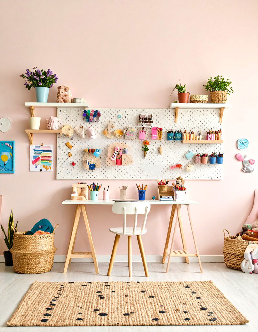 Arts and Crafts Creators Studio - 30 little girls room ideas