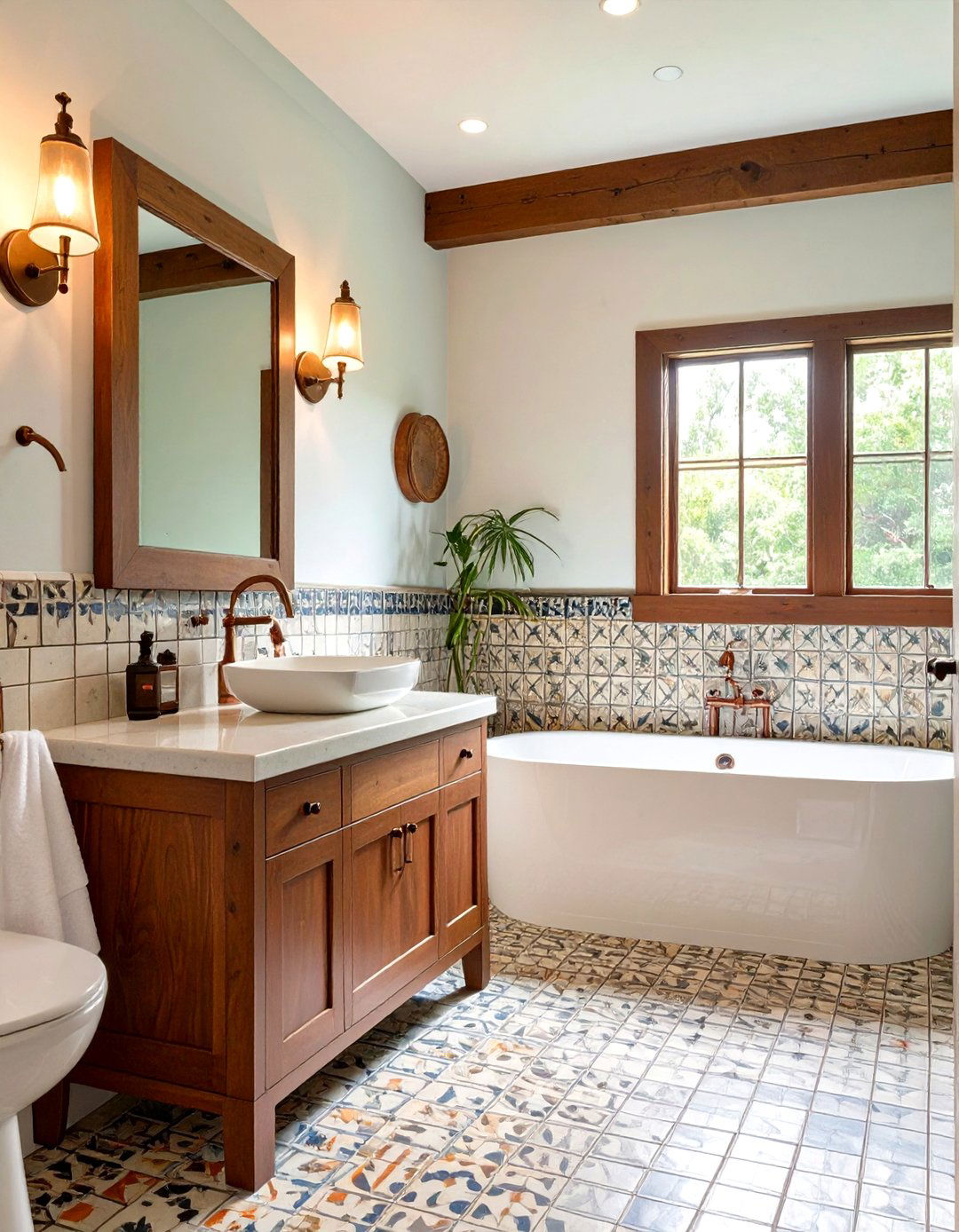 Arts and Crafts Guest Bathroom - 30 guest bathroom remodel ideas