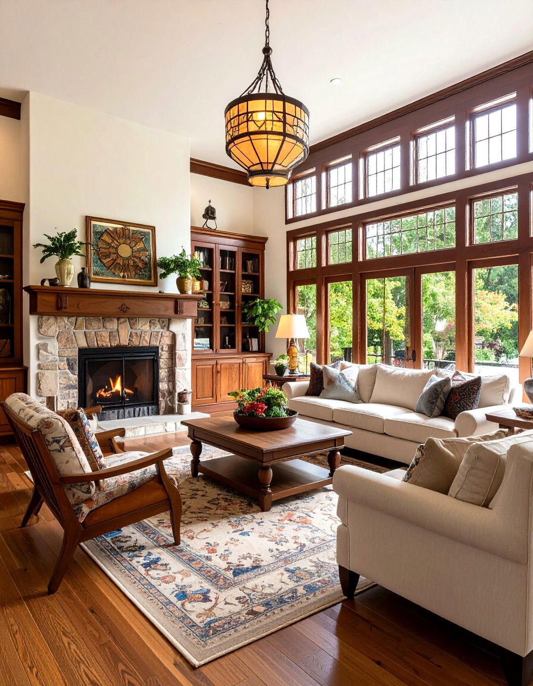 Arts and Crafts Living Room - 30 interior design living room ideas