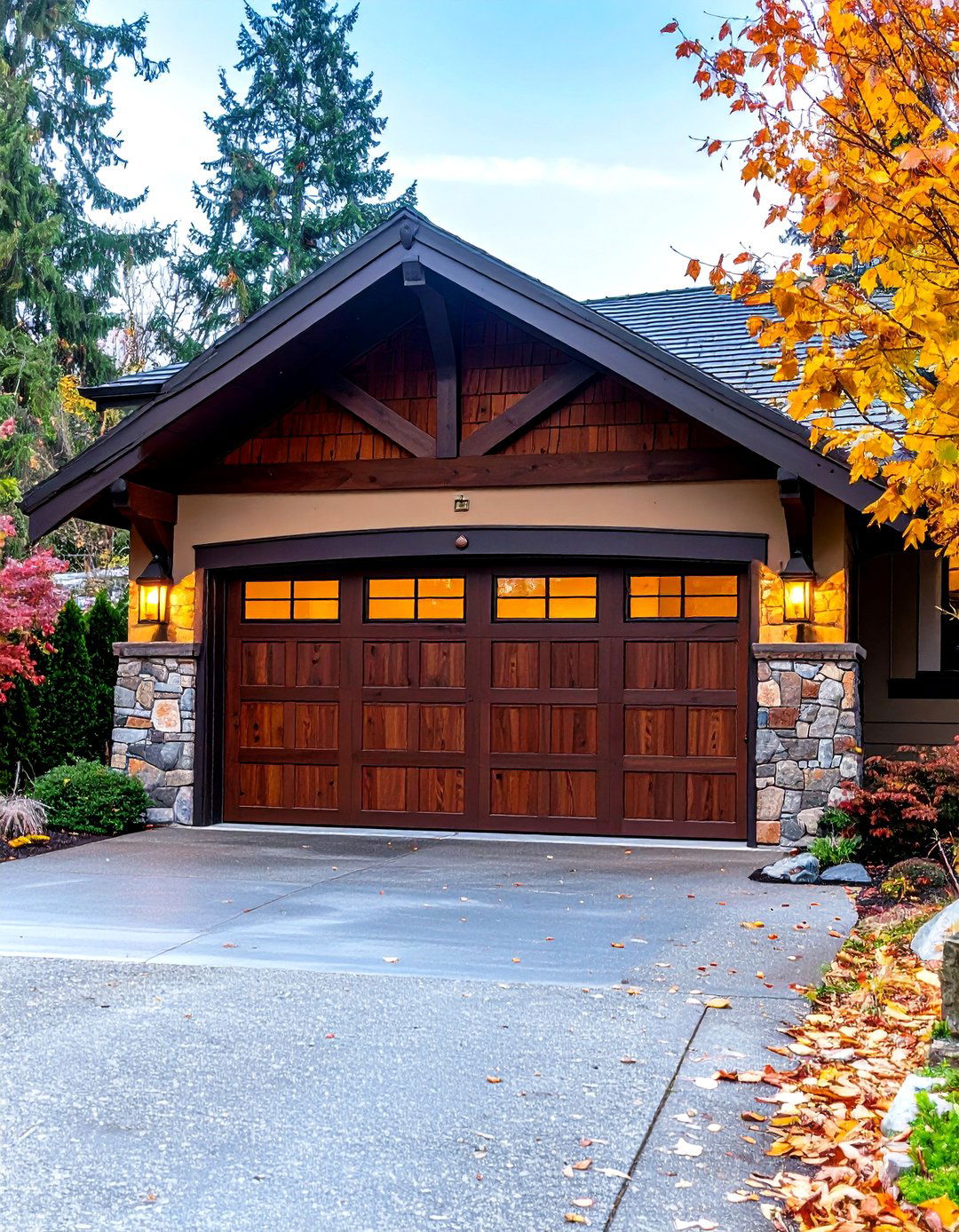 Arts and Crafts Mission Style Sconces - 30 exterior garage lighting ideas