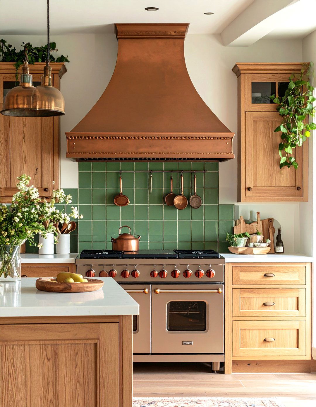 Arts and Crafts Style Kitchen Vent Hood - 30 kitchen vent hood ideas