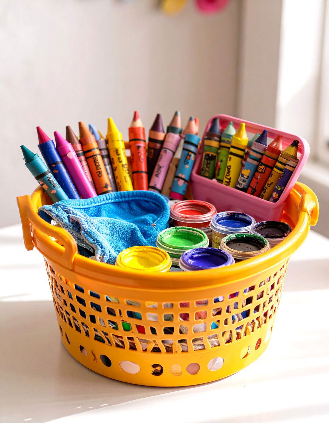 Arts and Crafts for Baby Basket - 30 baby shower basket ideas