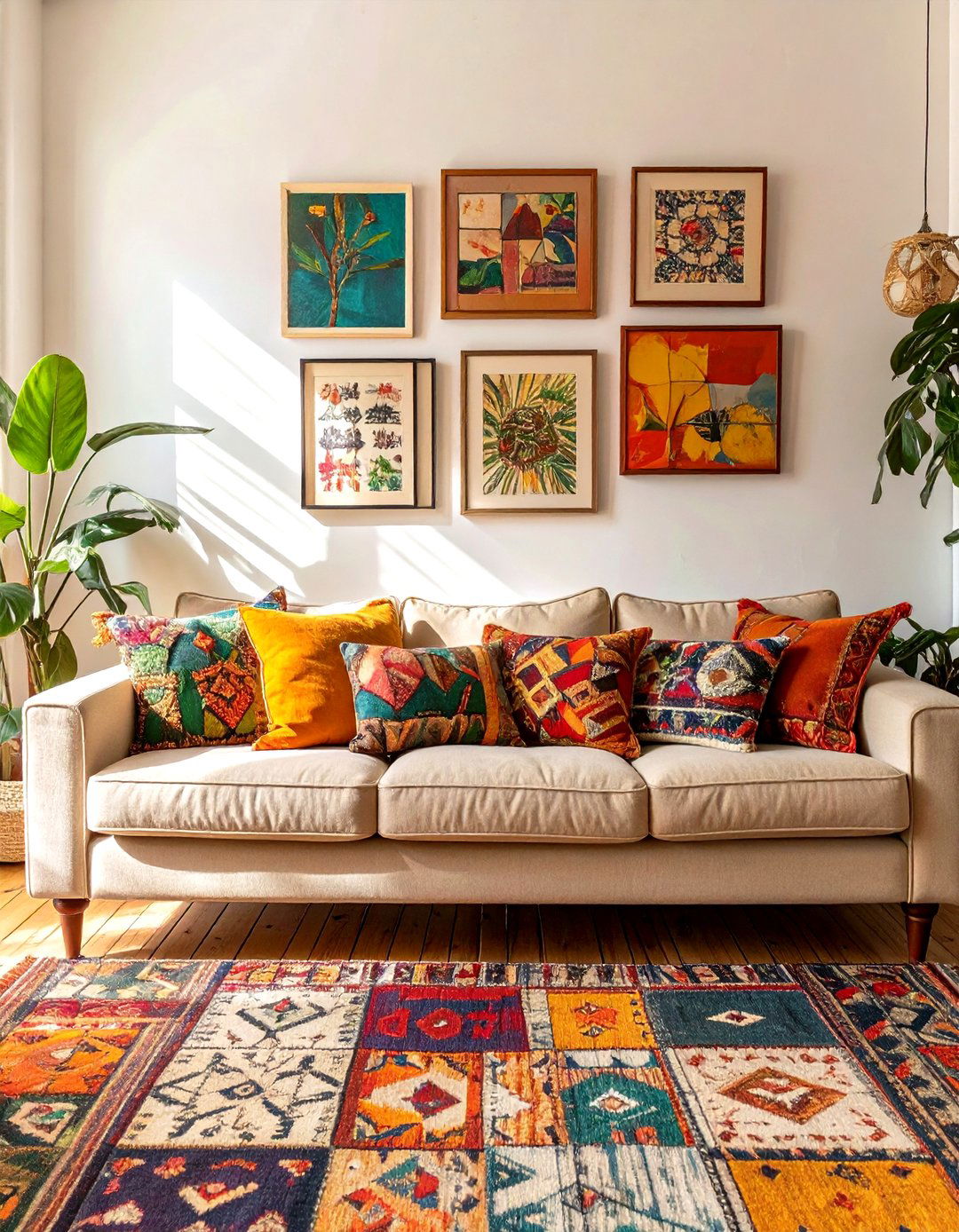 Artsy and Eclectic Living Room - 30 cute living room ideas