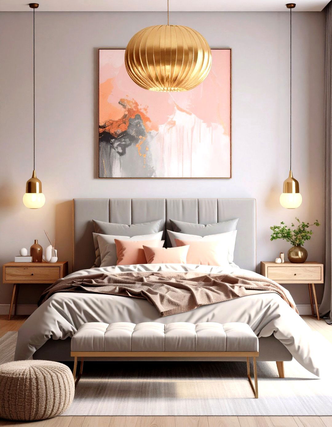 Artwork with Romantic Themes - 30 romantic warm and cozy bedroom ideas