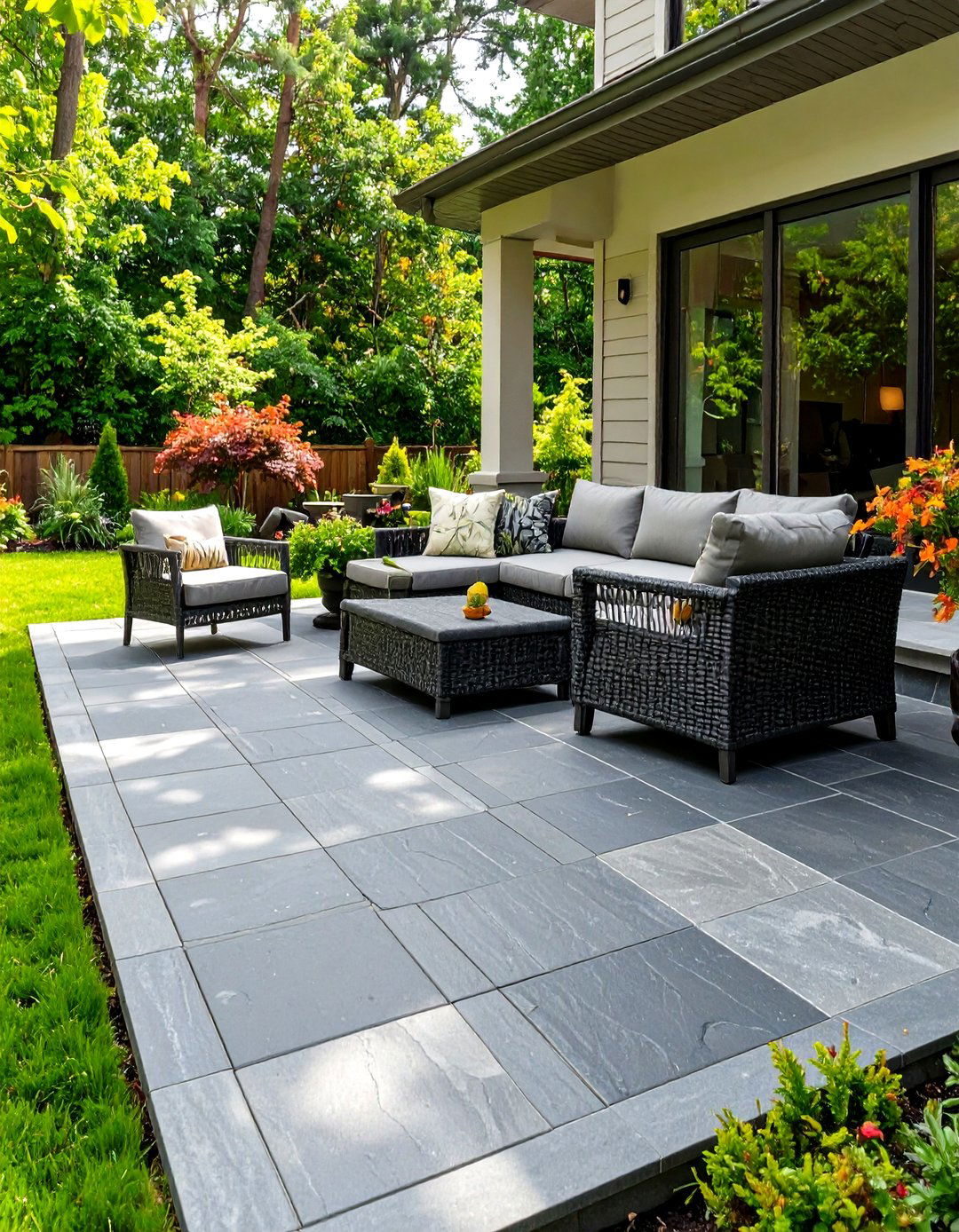 30 Durable Stamped Concrete Patio Ideas for Your Yard
