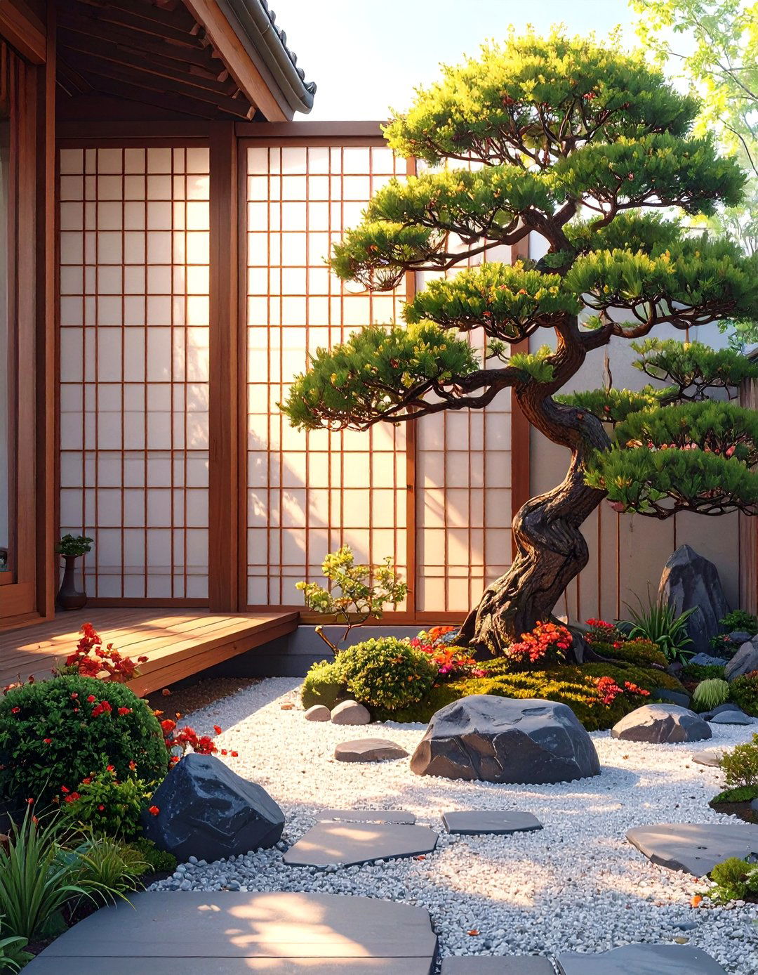 Asian Inspired Shoji Screen Lattice - 30 deck lattice ideas
