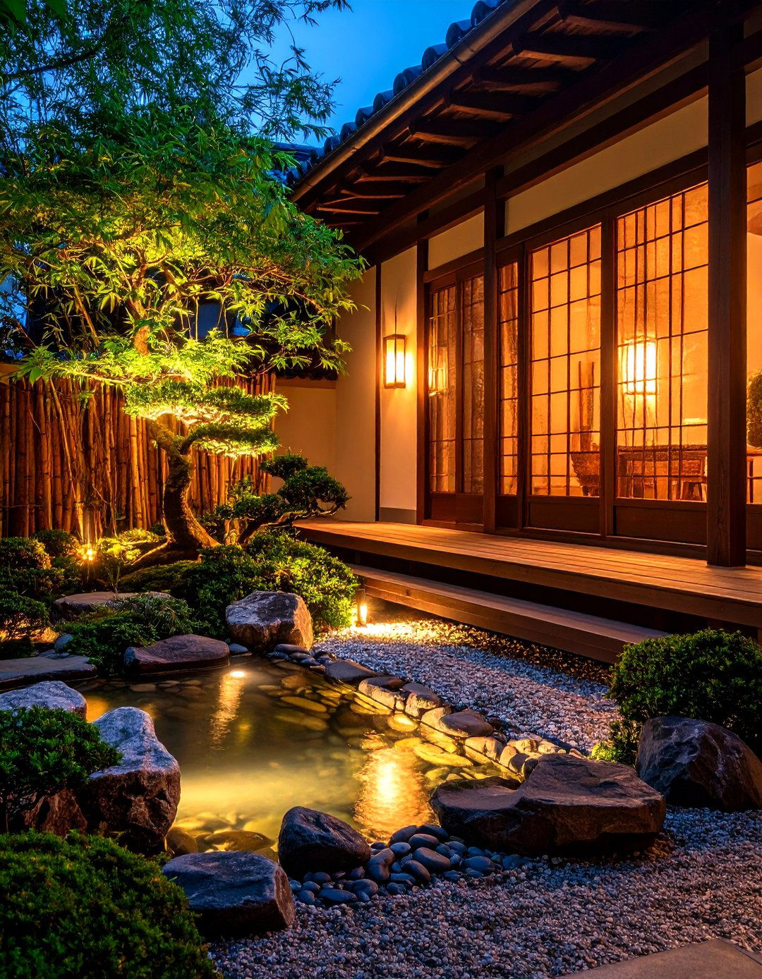 Asian Zen Garden Porch Lighting - 30 front porch lighting ideas