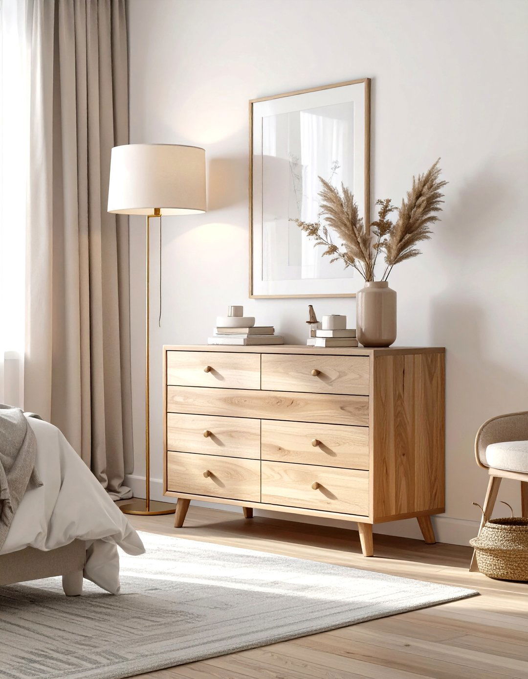 Asymmetrical Bedroom Dresser - 30 bedroom dresser decor ideas