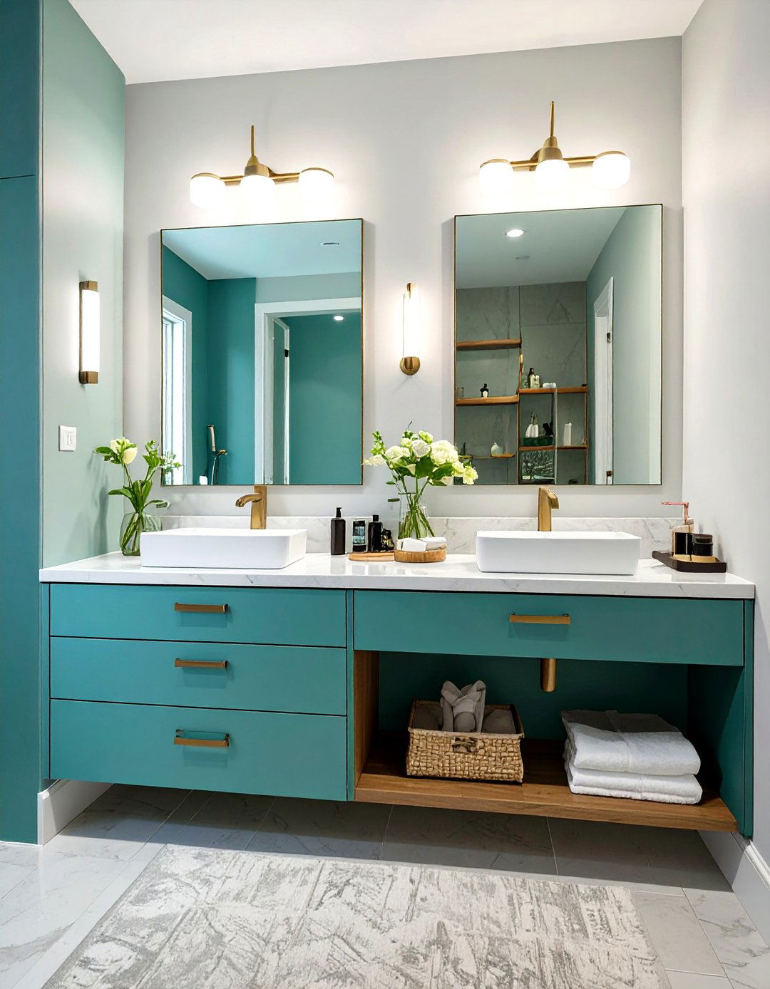 30 Master Bathroom Double Sink Vanity Ideas to Copy - We Love Home Blog